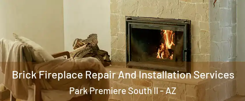 Brick Fireplace Repair And Installation Services Park Premiere South II - AZ