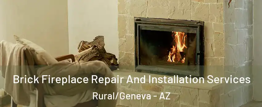 Brick Fireplace Repair And Installation Services Rural/Geneva - AZ