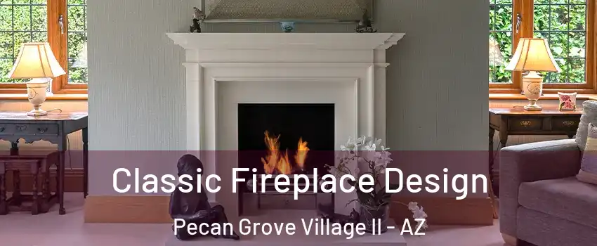 Classic Fireplace Design Pecan Grove Village II - AZ