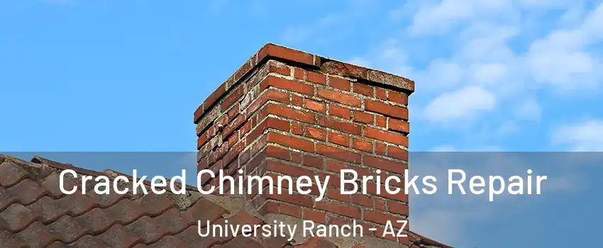 Cracked Chimney Bricks Repair University Ranch - AZ