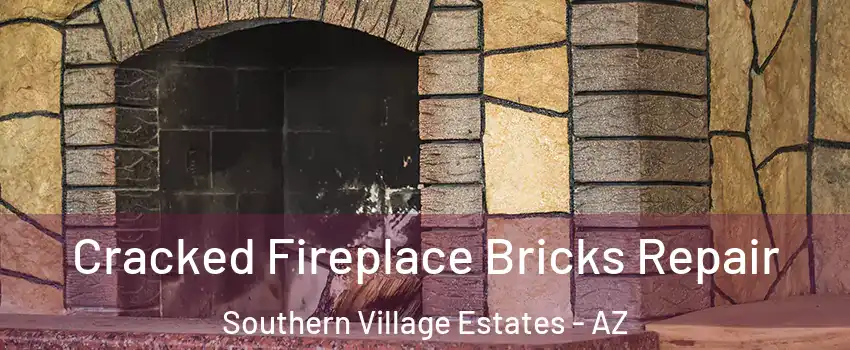 Cracked Fireplace Bricks Repair Southern Village Estates - AZ