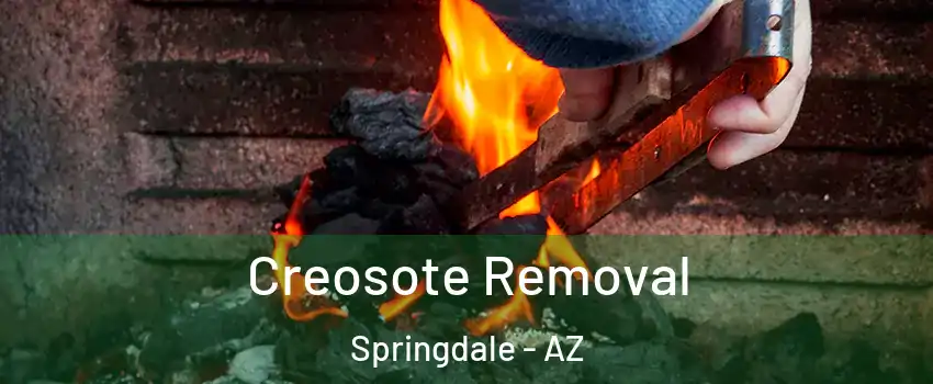 Creosote Removal Springdale - AZ