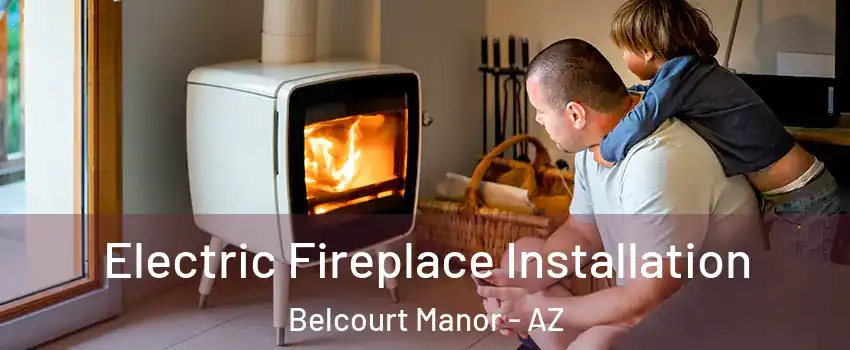 Electric Fireplace Installation Belcourt Manor - AZ