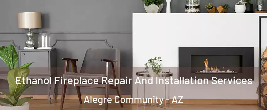 Ethanol Fireplace Repair And Installation Services Alegre Community - AZ