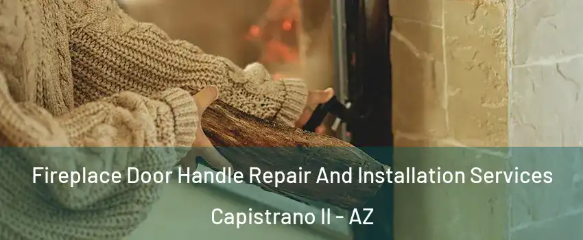 Fireplace Door Handle Repair And Installation Services Capistrano II - AZ