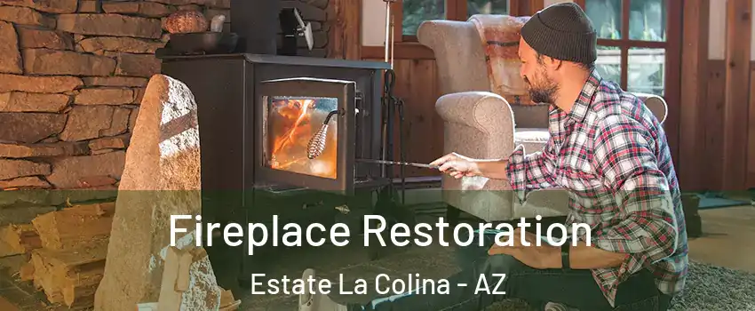 Fireplace Restoration Estate La Colina - AZ