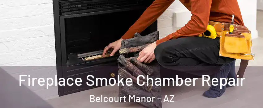 Fireplace Smoke Chamber Repair Belcourt Manor - AZ