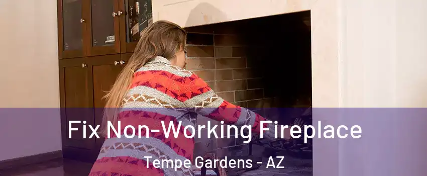 Fix Non-Working Fireplace Tempe Gardens - AZ