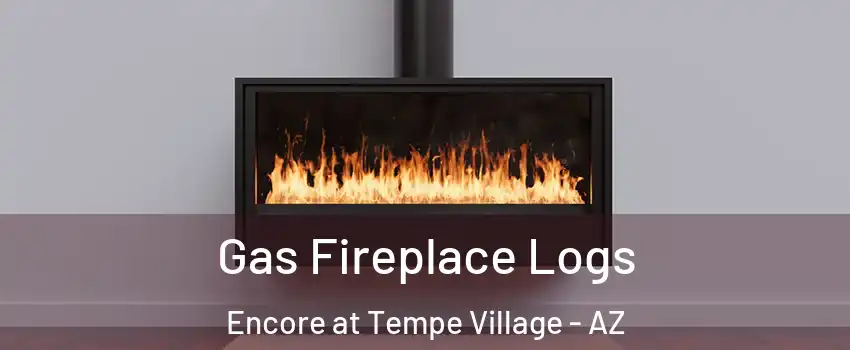 Gas Fireplace Logs Encore at Tempe Village - AZ