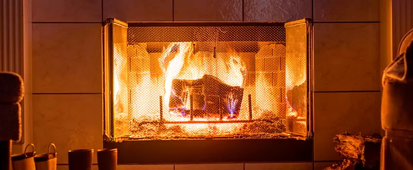 Mendota Hearth Landscape Fireplace Installation in Puerta Del Sol, Arizona