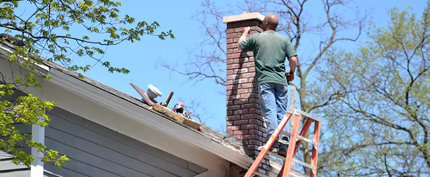 Vinyl and PVC Chimney Flashing Installation in Hayden Cove Townhomes, AZ