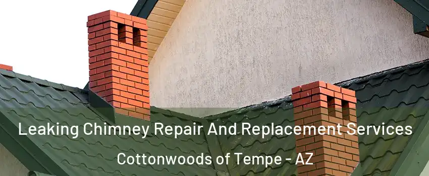 Leaking Chimney Repair And Replacement Services Cottonwoods of Tempe - AZ