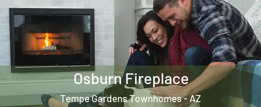 Osburn Fireplace Tempe Gardens Townhomes - AZ