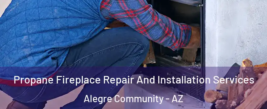 Propane Fireplace Repair And Installation Services Alegre Community - AZ