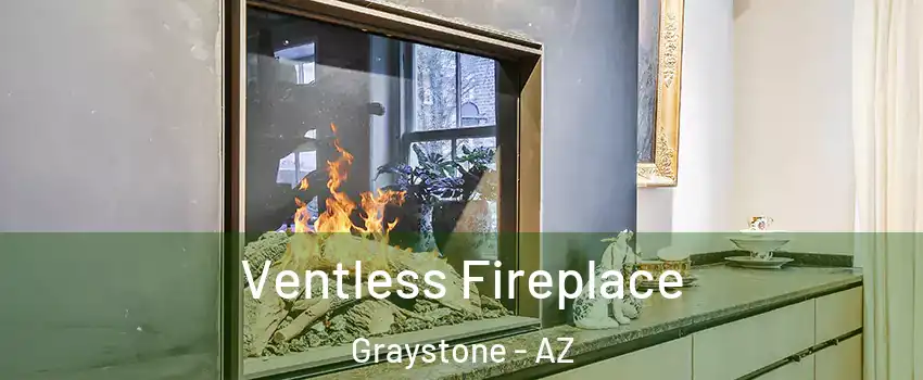 Ventless Fireplace Graystone - AZ